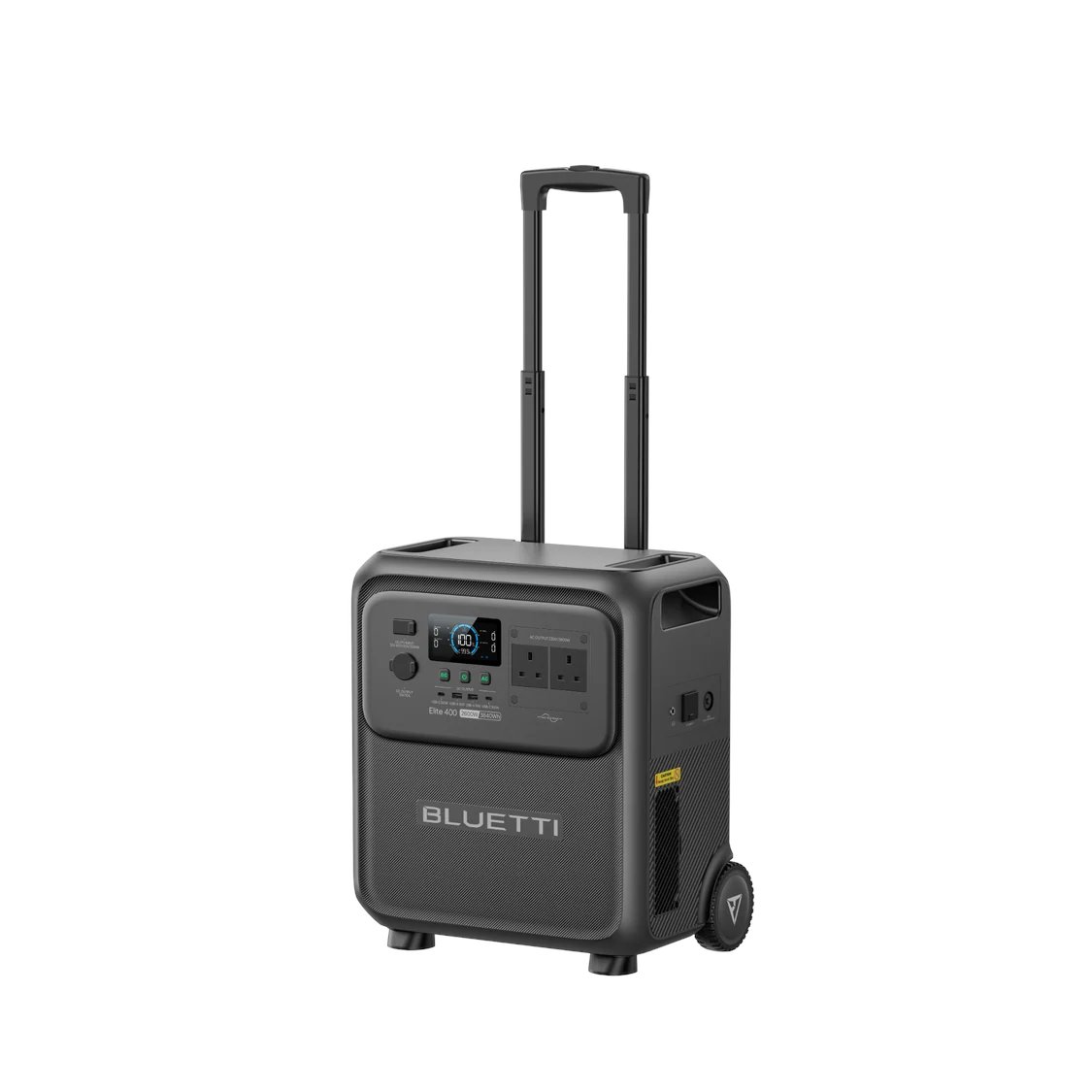 Plug_In_Solar's tweet photo. Editors Pick for Fridge/Freezer plus more during power blackouts at home. This unit has it all, see BLUETTI website for full details and specs.

BLUETTI Elite 400 Portable Power Station
with 3,840 Wh (watt hours).

Disabled / elderly users will need help unboxing the unit. With the wheels and extending handle it will go almost anywhere on flat floors easily.
[ To extend the Wh (staying power) add a mechanical timer to the fridge outlet on the unit. Set to OFF for 1.5 hours and ON for 0.5 hours  around the clock ].
#power #blackouts #powercuts #fridge #portable #powerbattery #disabled #seniors

@plug_in_solar  NOT affiliated with BLUETTI