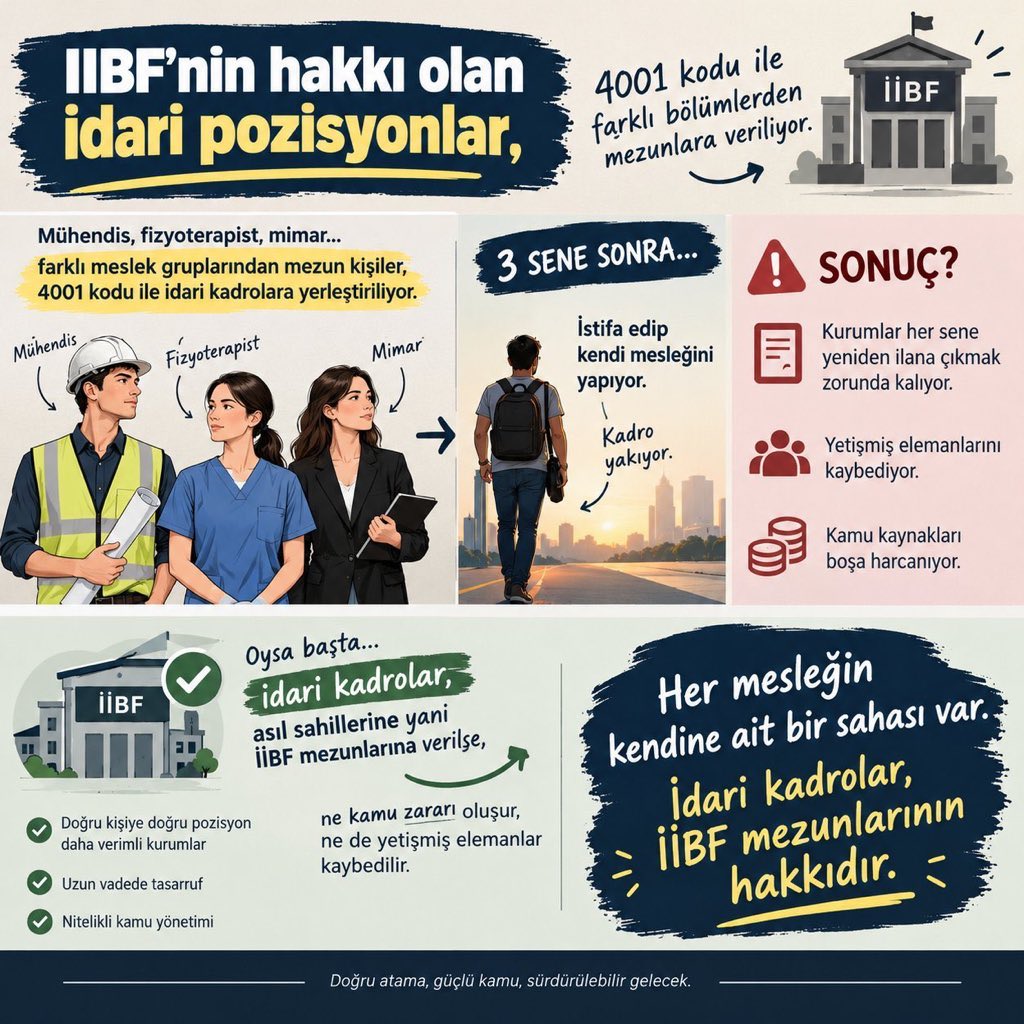 iibf9rmc's tweet photo. İİBF kadroların hakkı İİBF bölümlerinindir!!
#iibfkadro https://t.co/mG0HJqeEsU