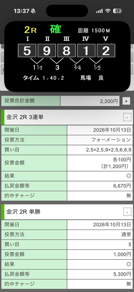 riri__2004_fj's tweet photo. 金沢2r https://t.co/boRER1A4gU