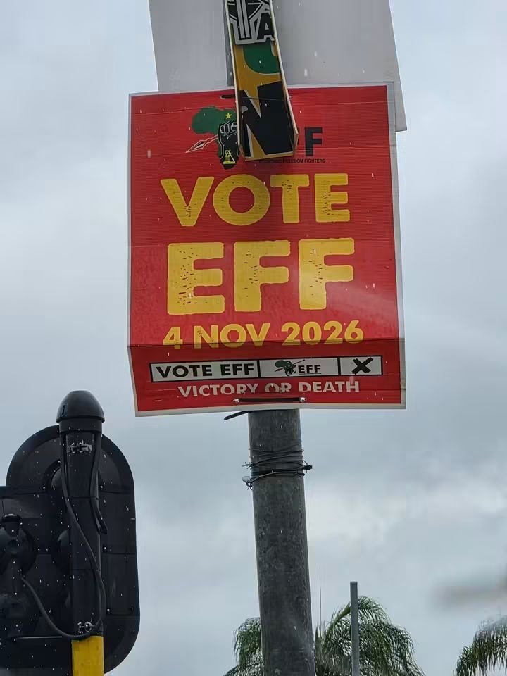 AskGregory's tweet photo. How can you allow such a slogan @IECSouthAfrica ?
cc
@SAHRCommission https://t.co/skFBZ1jU34