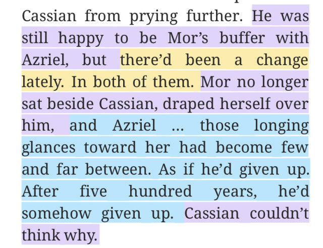 sashnami__'s tweet photo. @acotarspamgirl Yup, it took Az 500 years to get over Mor, and now he’s already showing interest in Elain. So why would he suddenly move on to Gwyn when it took him centuries to get over someone else? Maybe y’all should wait another 500 years for Az to finally get over Elain https://t.co/6OgHcOrIHl