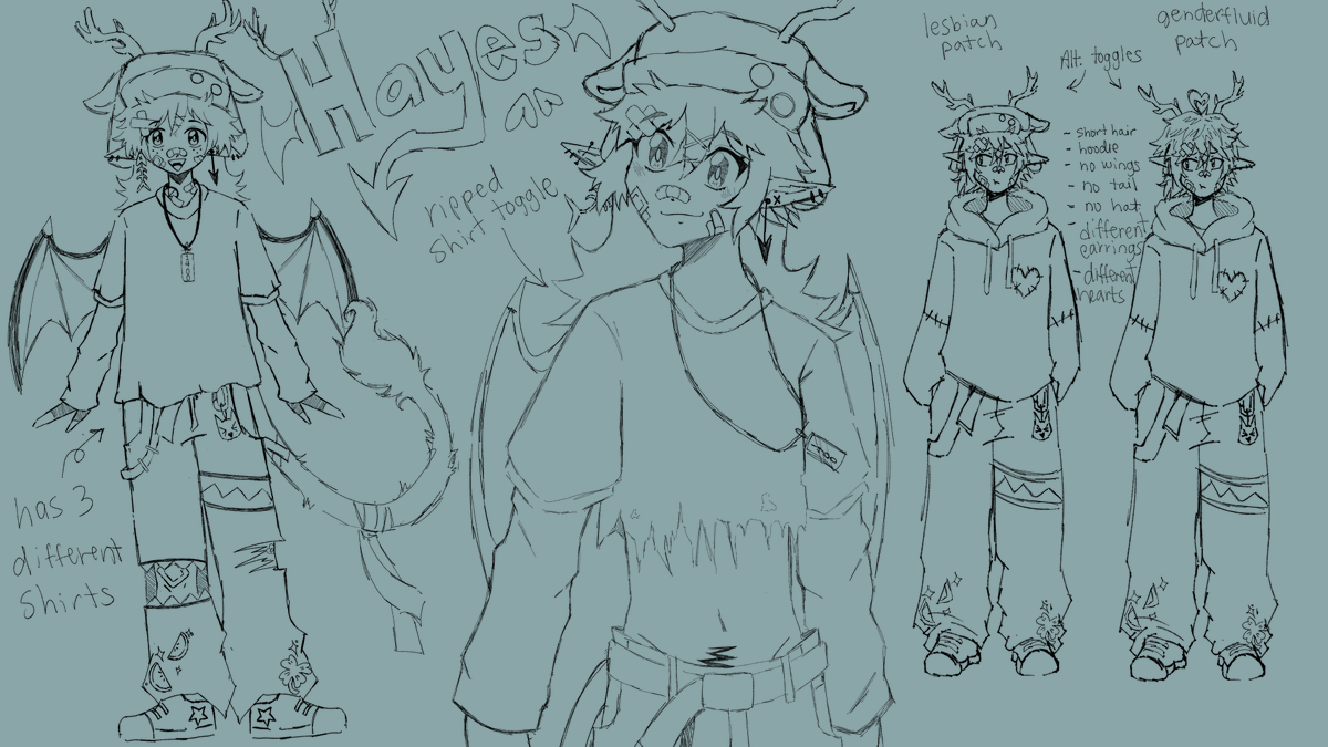 hazyhoofVT's tweet photo. would any vtubers wanna be drawn with me sometime for a merch thing?~😇   

might do a lil pinup thing sometime, or some other suggestive things, and i'm interested in making friends that might be comfy with that  

 (fem/nb only pls) https://t.co/EOEtrIE11Y