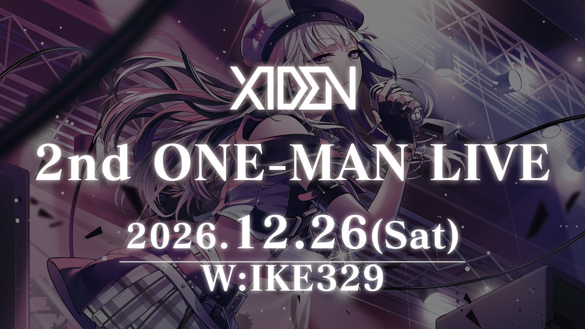 RKMusic_inc's tweet photo. ◤￣￣￣￣￣￣￣￣￣￣￣￣￣￣◥
　   XIDEN 2nd ONE-MAN LIVE
  先行受付の入金期限は本日まで！
◣＿＿＿＿＿＿＿＿＿＿＿＿＿＿◢

XIDEN 2nd ONE-MAN LIVE メンバーシップ先行受付について、入金期限が本日 2026/10/23(金) 23:59 までとなっております！

ご当選者の方は忘れずにご入金のほどよろしくお願いいたします！

🎫メンバーシップ先行チケット受付(抽選)
09/18(金) 20:30 ~ 10/12(月・祝) 23:59

当落発表：10/15(水) 15:00

入金期間：10/15(水) 15:00 ~ 10/23(金) 23:59

一般販売(先着)：10/28(水) 18:00 ~ 12/26(土) 各公演開始まで

📝公演詳細
https://t.co/ceFjOgjmjz