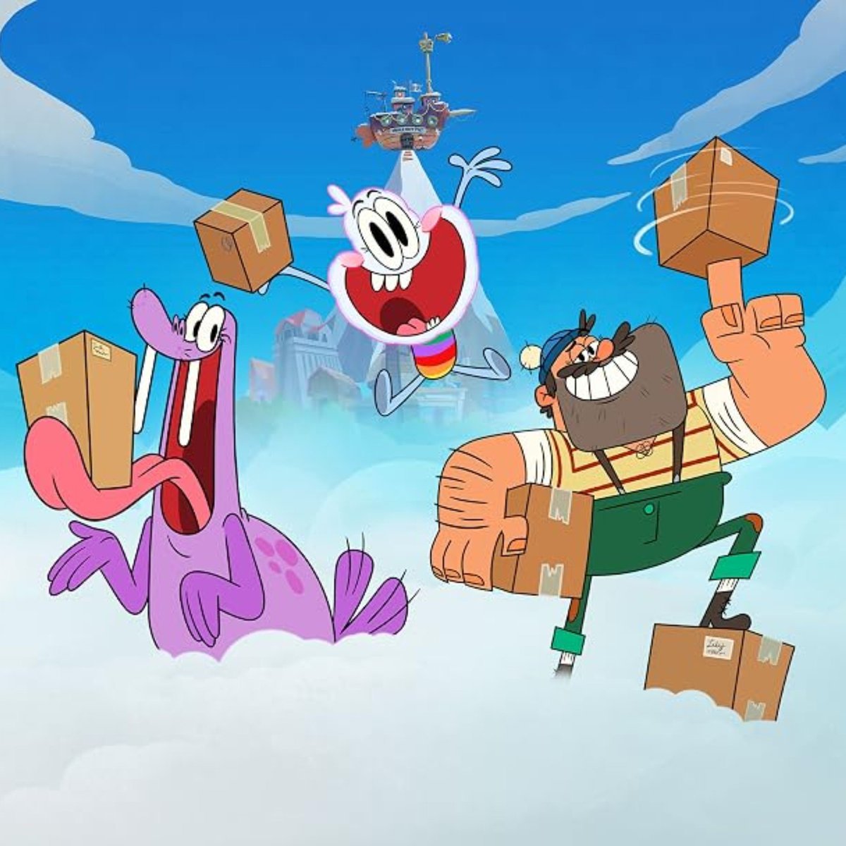 ToonHive's tweet photo. ‘Rock, Paper, Scissors’ joins ‘Sanjay and Craig’, ‘The Casagrandes’, and ‘Middlemost Post’ as the only Nicktoons since the 2010s to finish their runs on the main Nickelodeon channel. https://t.co/ZhZcisUABC