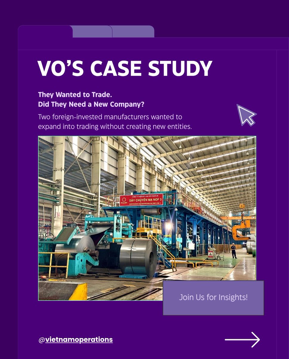 vale_ex's tweet photo. They wanted to trade without a new company. By adding separate trading projects outside the industrial park, they kept manufacturing projects unchanged and avoided unnecessary entities. The obvious structure isn’t always the most practical. https://t.co/vw8gL3vJDQ
