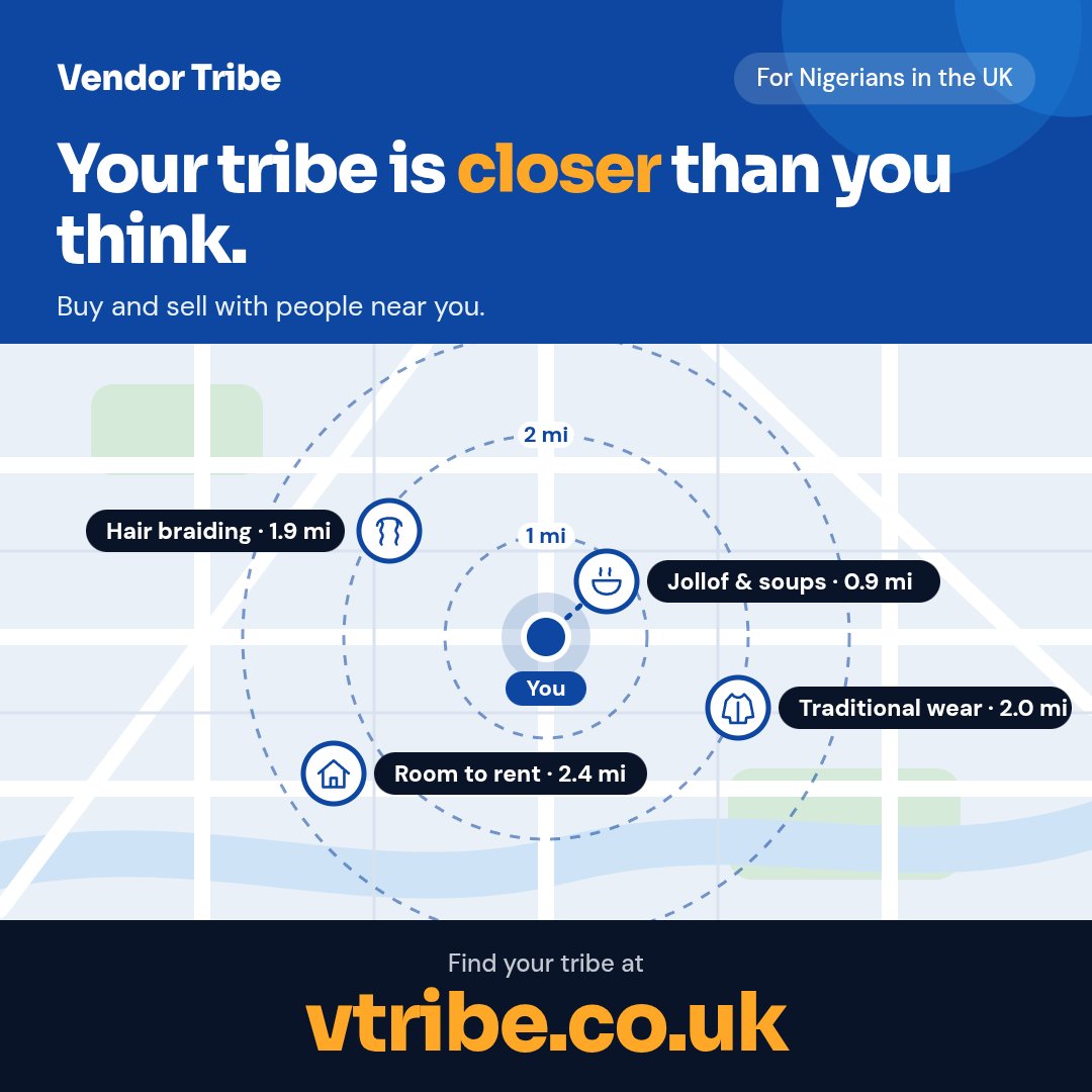 Eutoc2's tweet photo. Looking for services nearby: catering, child minding, Nigerian food items, and more? 

Vendor tribe has you covered. Buyers can get services and products near to their location.

Vendors can advertise their products and services. 

Check it out: https://t.co/W58SK9a8L3 https://t.co/2I98v1RqhZ