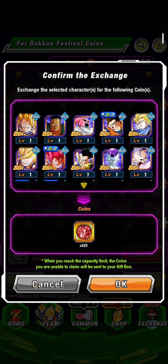 TrapicalKiwi's tweet photo. I forgot I could do this in Dokkan https://t.co/yky3y51sDb