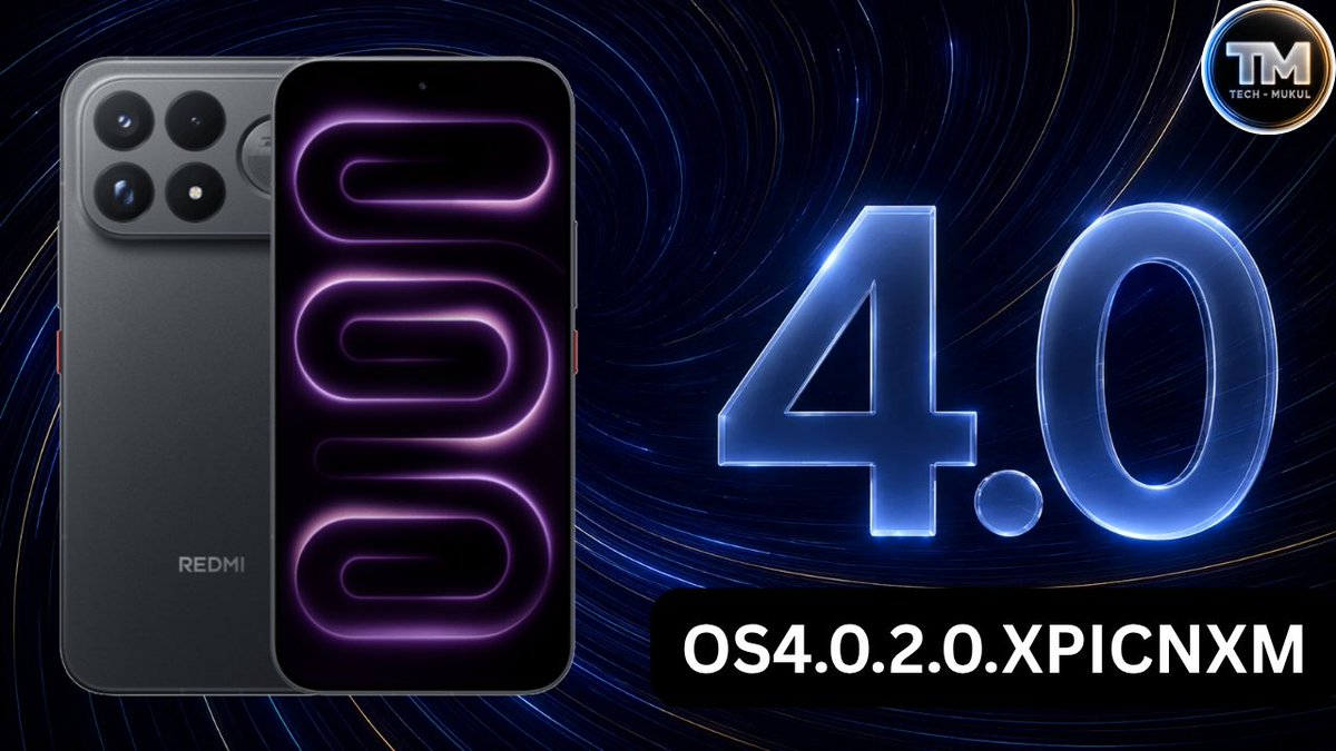 TECH__MUKUL's tweet photo. #REDMIK100Pro #HyperOS4 #October 2026 Stable Update Ready 🚀

📌 HyperOS 4: OS4.0.2.0.XPICNXM
✨ Region: China 🇨🇳

🔍 Status: Currently READY as a Stable build. The stable rollout is not yet available. Once the official Stable update is released, full details will be shared here immediately.