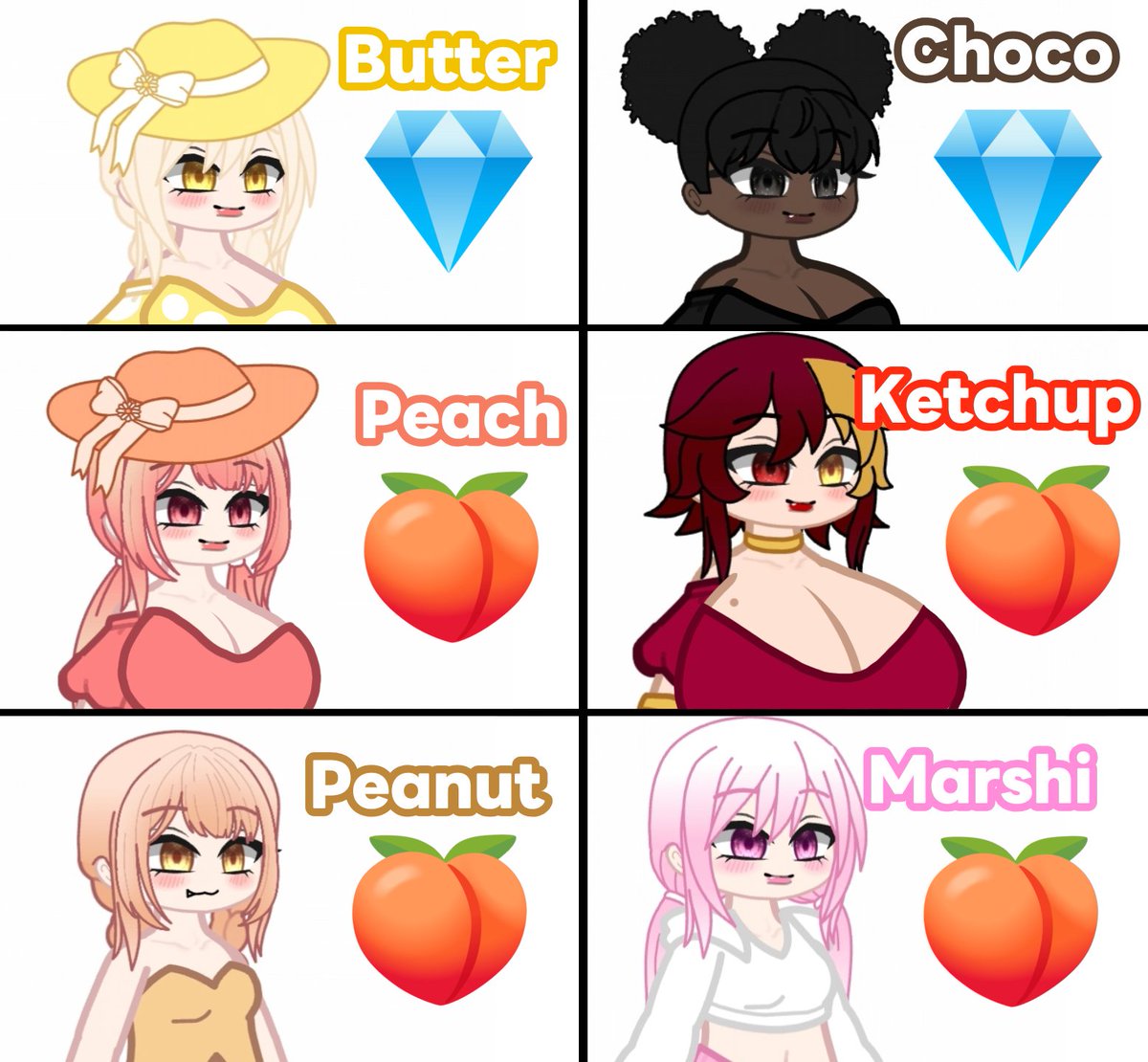 ButtersBooty's tweet photo. Mis Personajes (OC) (˶˃ ᵕ ˂˶) .ᐟ.ᐟ 
Lista número - 1
Gacha NSFW 🔞

#gachansfw #gachaporn #rule34 #gachaheat #gachasex #NSFW
#nsfw #gachaedits #hentai

Info de cada personaje en los comentarios ⬇️ https://t.co/fG0kiwCVQp