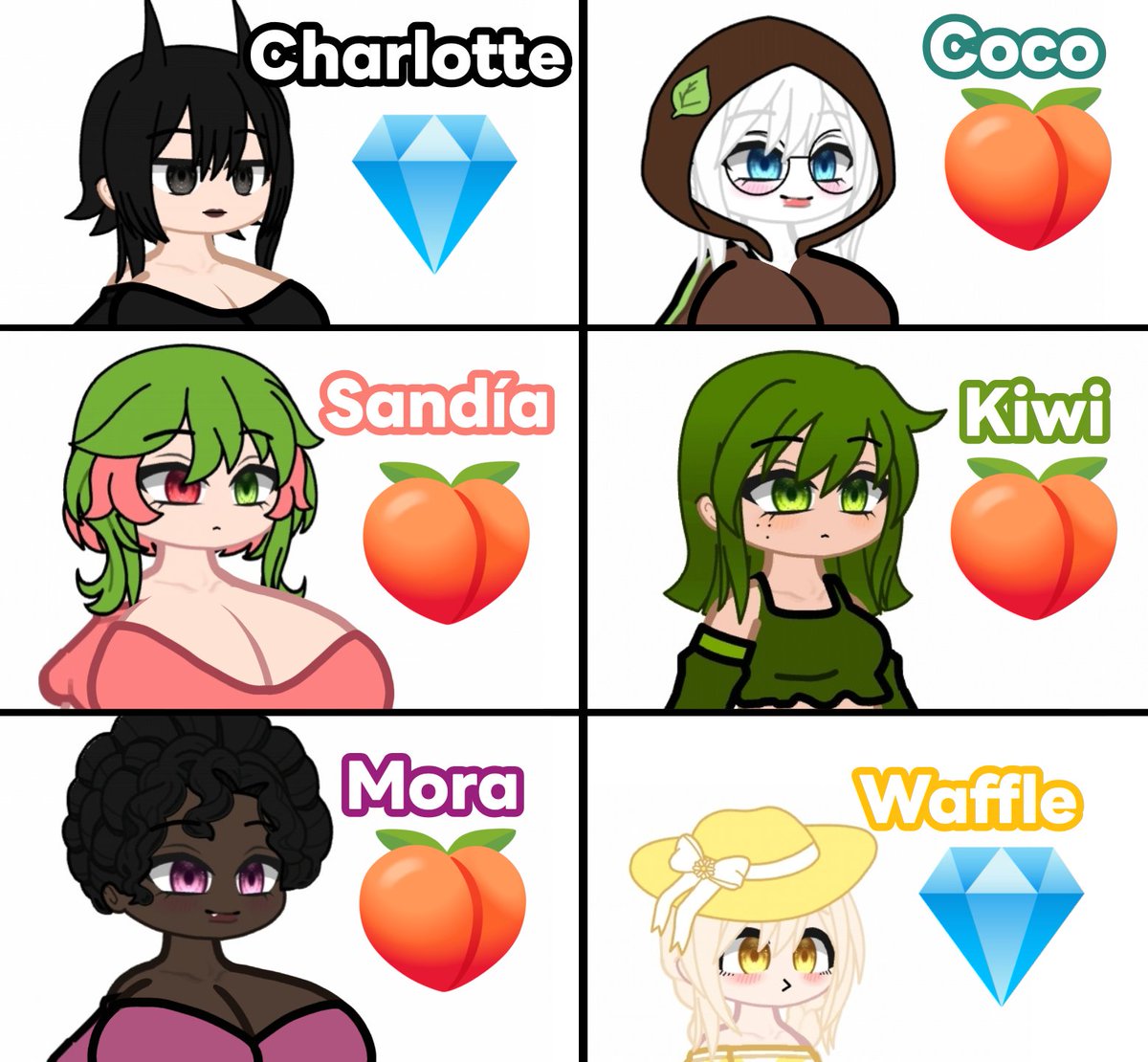 ButtersBooty's tweet photo. Mis Personajes (OC) (˶˃ ᵕ ˂˶) .ᐟ.ᐟ 
Lista número - 2
Gacha NSFW 🔞

#gachansfw #gachaporn #rule34 #gachaheat #gachasex #NSFW
#nsfw #gachaedits #hentai

Info de cada personaje en los comentarios ⬇️ https://t.co/ynAj1XXyiG