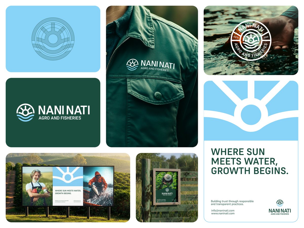 omarfaruk_gfx's tweet photo. ANI NATI AGRO AND FISHERIES-Logo Design
#modern #graphicdesign #geometric #logodesign #creative #brand #mark #icon #nature #water #wave #agro #simple #fisheries #logotype #sun #field #farming #growth #agriculture #sunrise #ecofriendly #brandidentity https://t.co/XfrbUpYerr