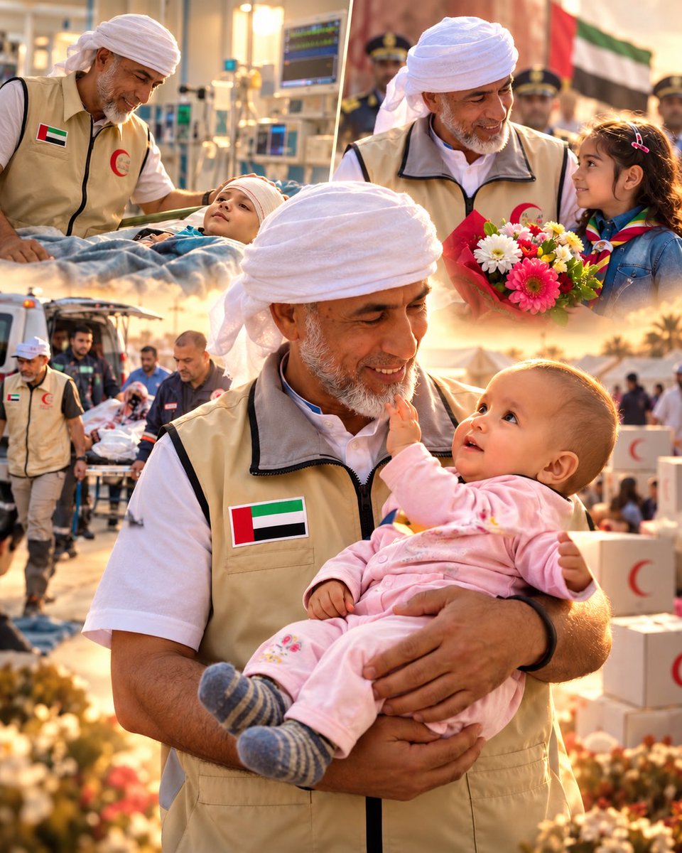 mkmalkaabi's tweet photo. لا تنتظر لين تكون غنياً عشان تعطي ، ولا تنتظر الفرصة الكبيرة عشان تصنع فرق.

يمكن ابتسامتك تجبر خاطر ، وكلمتك تزرع أمل ، ووقتك يغيّر حياة إنسان .

#الامارات #محمد_خميس_الكعبي #سفير_السلام_والنوايا_الحسنة #عميد_المتطوعين #صناع_الأثر https://t.co/YYuMfbUxEG