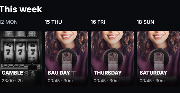 Cesar83057's tweet photo. so we obviously know cuf not streaming brandrisk but why does it say friday 16 stream? https://t.co/zzzi8T5ZYz