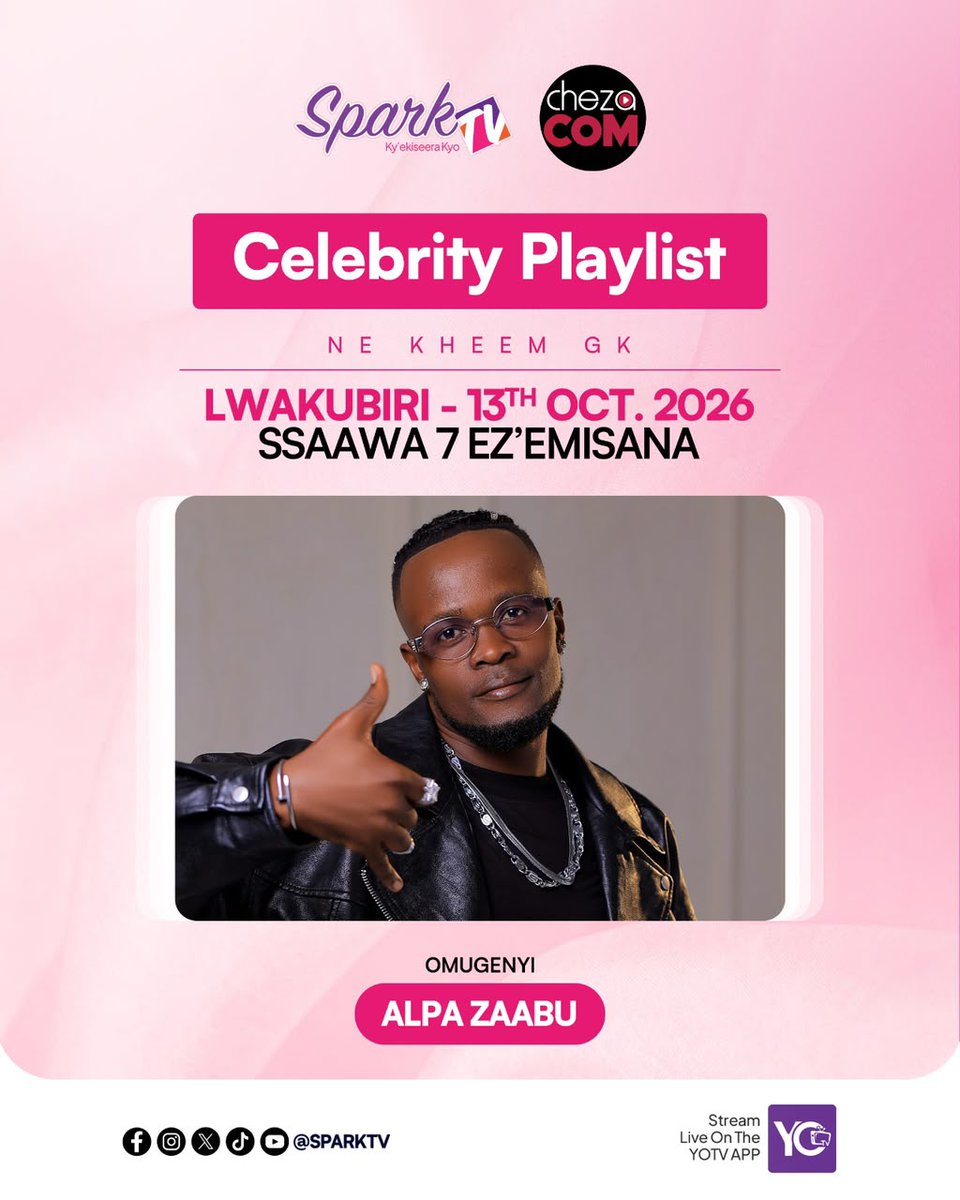 sparktvuganda's tweet photo. Ever wondered where the hits come from?
We’re taking you inside Nessim Pan Producer’s studio today. Don't miss the celebrity Playlist with Kheem GK today at 1:00PM on Spark TV.
#ChezaDotCom https://t.co/fgeuLNGRfp