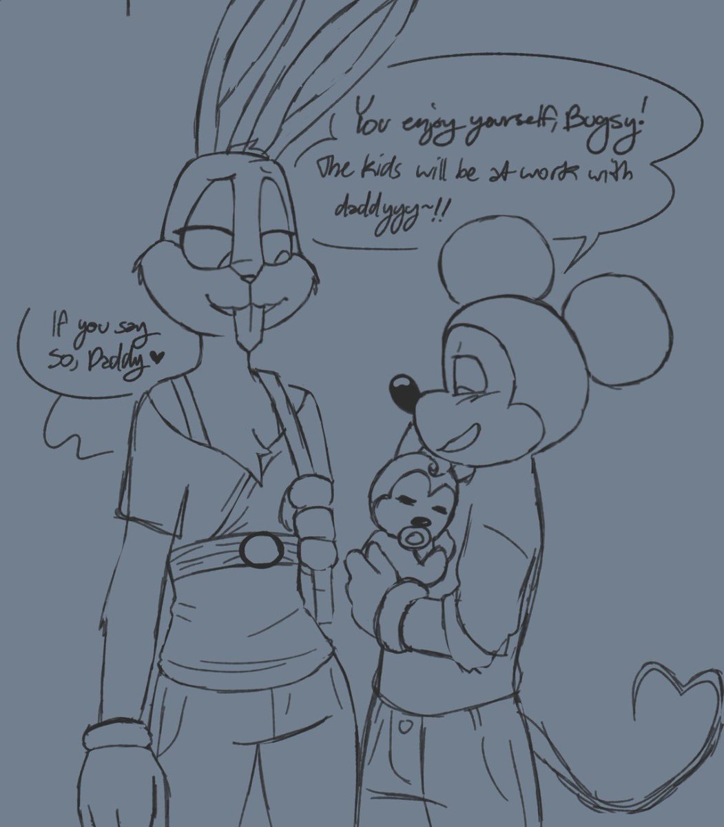astromonkeyking's tweet photo. I have a whole Bugs x Mickey fanfic I’m writing and I have to specify it takes place in the 2000s cause I love 2000s aesthetics and I think Bugs would live in a Tuscan house and wear Tuscan clothes
#looneytunes #bugsbunny #mickeymouse #overworkedmascots https://t.co/N0cWVCQYhy