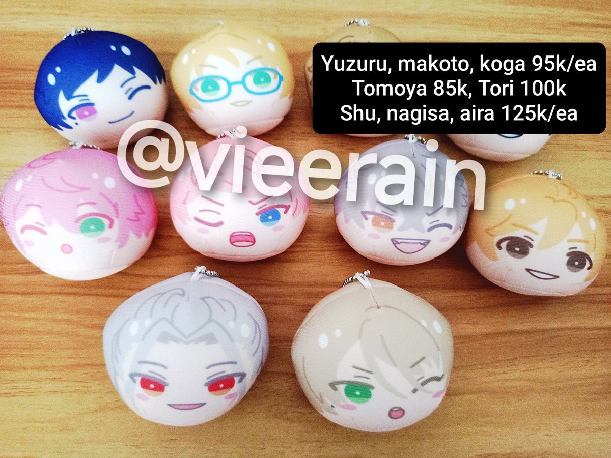 vieerain's tweet photo. Sale Ensemble Stars!! Ready stock 😺

All new
♡ Omanjuu
Makoto, yuzuru, tori, koga, tomoya, shu, nagisa, aira
♡ CoLotta
Kohaku, yuta
♡ Pa shoots V6
Rinne, kohaku

💫 Keep with dp 50%
✅ 🍊
❌ Admin packing
📍 Jakarta

#warunganime #warunggame #warungenstars #warungenstar https://t.co/yWoS4JNKZY