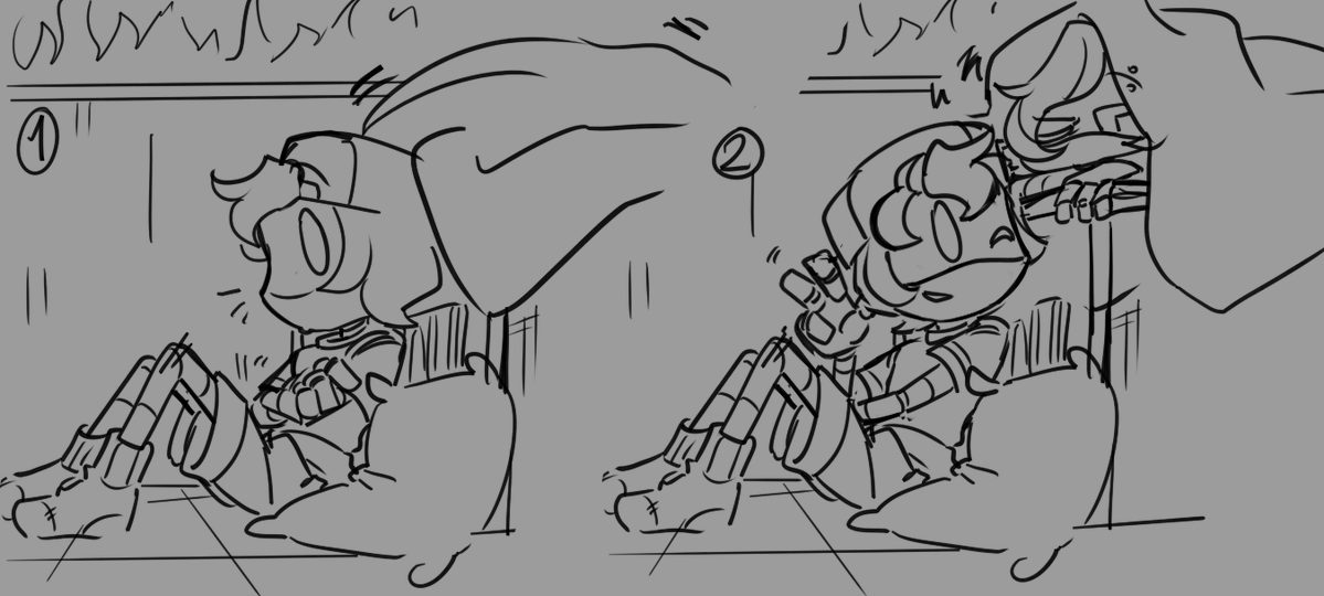 SacheMilkyway's tweet photo. Redesign for the AU/Ask I never finished.🧡

-I'm still thinking about continuing it because I have an idea of ​​how to continue/remake it with a better concept but I'm too scared to try it :"D

#Murderdrones #MurderdronesAu https://t.co/xkkenQj2QY
