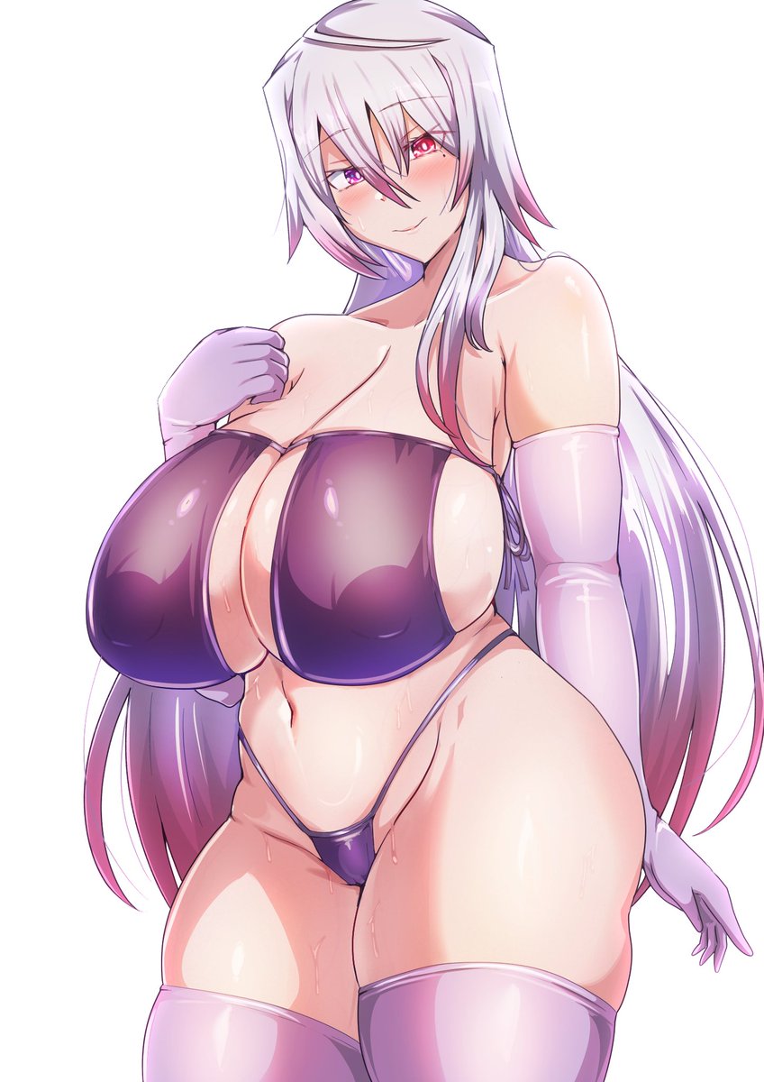violet_deadly's tweet photo. 長乳用水着なる物を見たので是非是非着て欲しいと土下座した結果…なｳﾁﾉｺヴェロニカさんぴくちゅあですね https://t.co/p192QP3FeG
