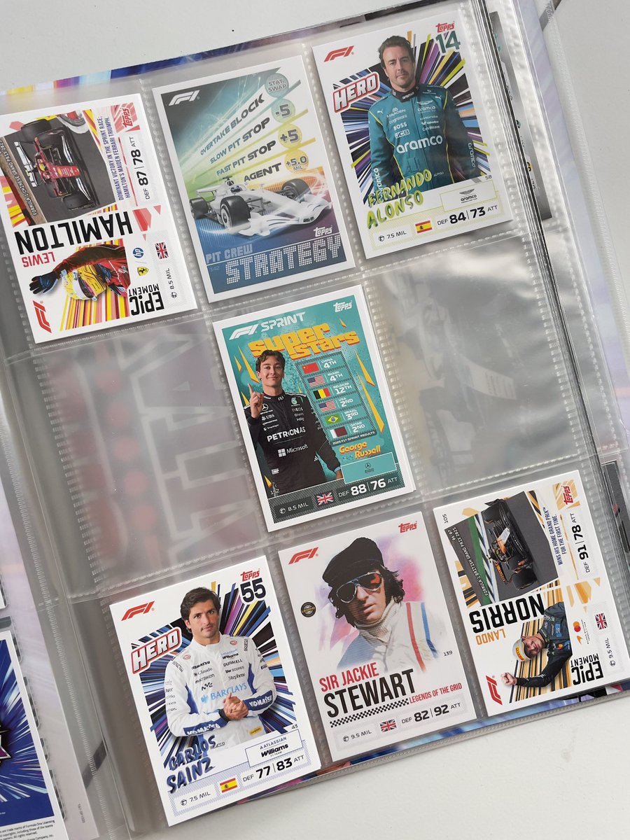 lestappian's tweet photo. my f1 turbo attax 2026 binder tour let's go 🏎️ https://t.co/9rfMnczoAD