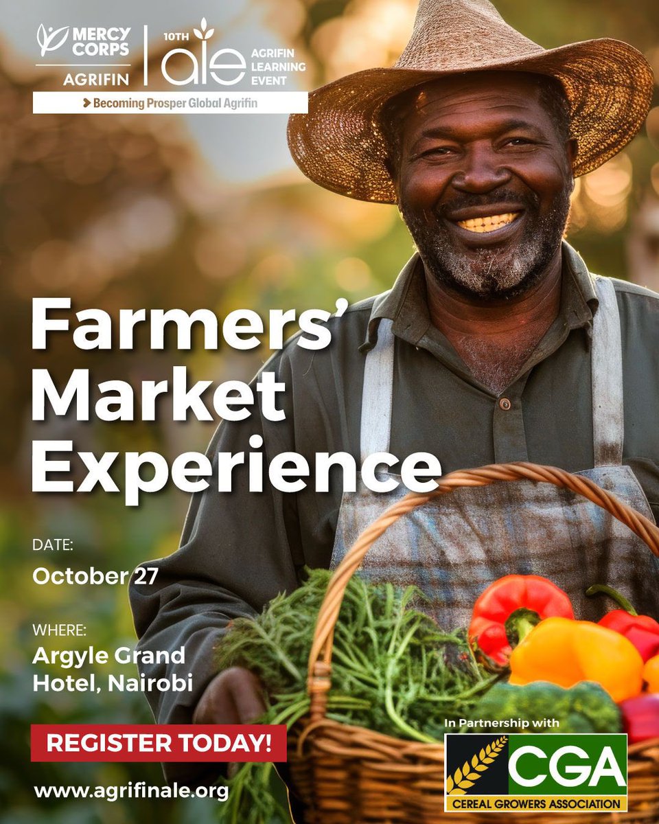 KenyaTechEvents's tweet photo. 🌾 What do farmers really think about digital agrifintech solutions?

At #ALE2026, farmers take the mic! 🎤 In collaboration with the Cereal Growers Association, hear their experiences, challenges, and what drives adoption.

📍 Nairobi | 27 Oct

🎟️ Register now:👇 https://t.co/UXvAQxhHqe