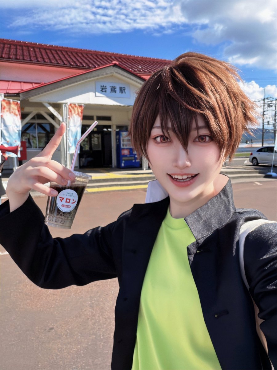 fo_nan_'s tweet photo. ⚠︎コスプレ　夏也先輩

流石にFree!の世界すぎて泣きそうだった https://t.co/GPzmkRwa8n