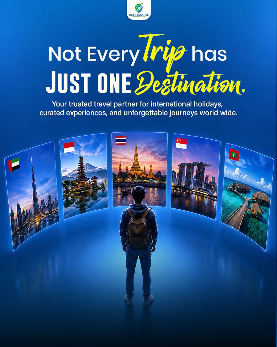 harunirgin's tweet photo. One trip can hold many stories. From Singapore’s skyline to the Maldives, Bali, Thailand and Dubai, every stop adds a new memory. Plan your next multi-destination escape with BestEscapes Travel. https://t.co/bpwtrYAbFb