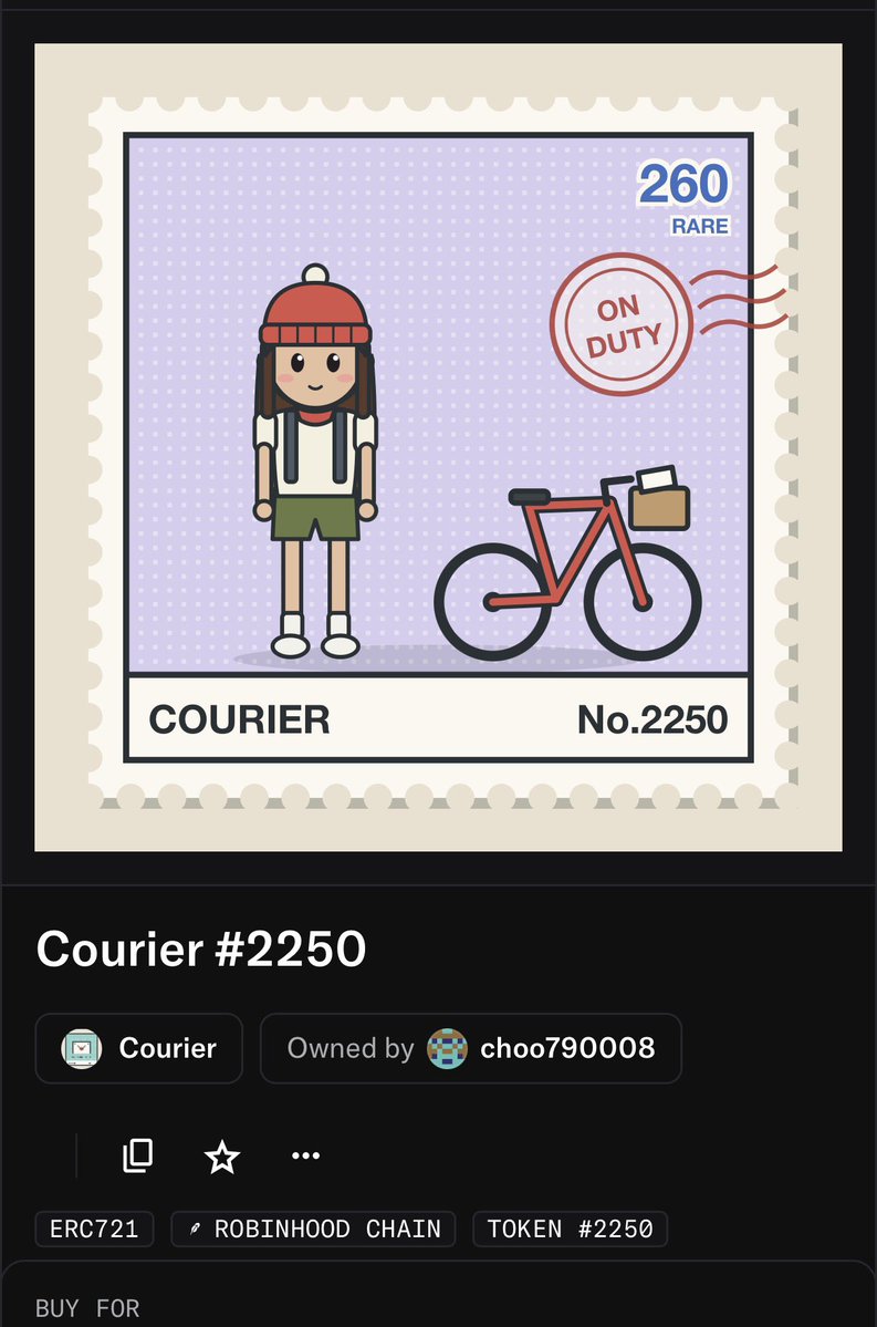 mineworldtoshi's tweet photo. GM

The Courier on OpenSea is not a bug. If your NFT is on duty, don't list it on the market—it causes a glitch that prevents purchases. Set your courier to off duty before listing it. https://t.co/Cu0lyRVHkO