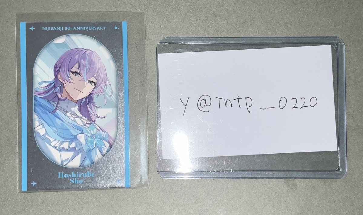 intp__0220's tweet photo. 【交換】
にじさんじ 8thランダムメタルカード Bグループ　Aグループ

譲  1枚目
求  2枚目

郵送でのお取引希望です🙇🏻‍♀️
気軽にお声がけください https://t.co/975SSGIu4w