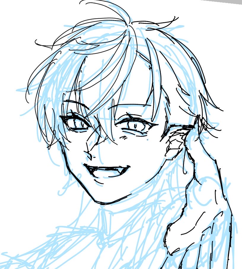 frmysy's tweet photo. 好きな顔描けてる〜 https://t.co/tWJpd9fYoA