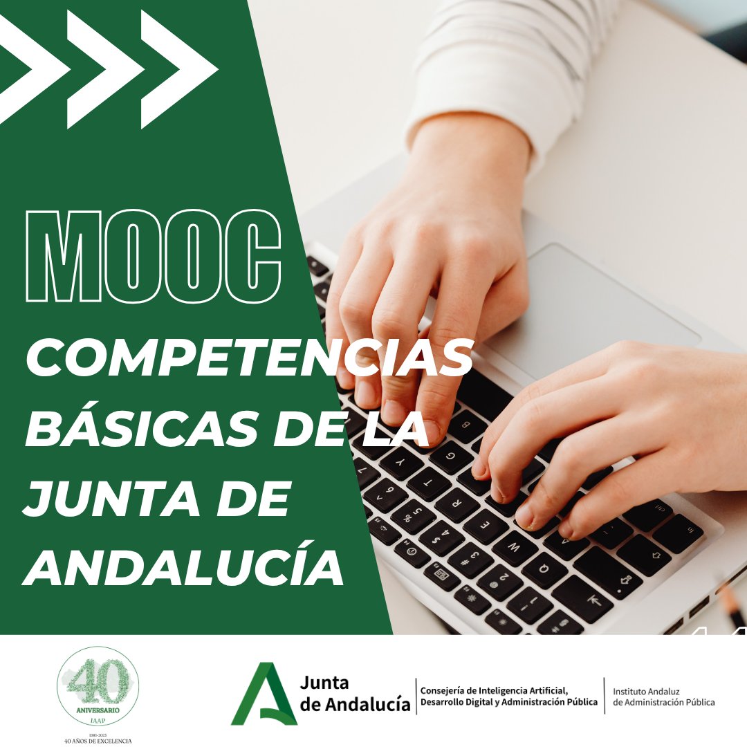 IAAPJunta's tweet photo. 📢 ¿Participas en el MOOC Competencias Básicas de la @AndaluciaJunta?
📅 Hoy, de 18 a 19 h, encuentro online con @pploaiza, director del #IAAP, y Arturo Domínguez, SGAP.
¿Qué cambia con el Decreto 91/2026 y qué papel tienen las competencias básicas?
💻 ¡Conéctate!

@IAJuntaAND https://t.co/wlVL5irGRo