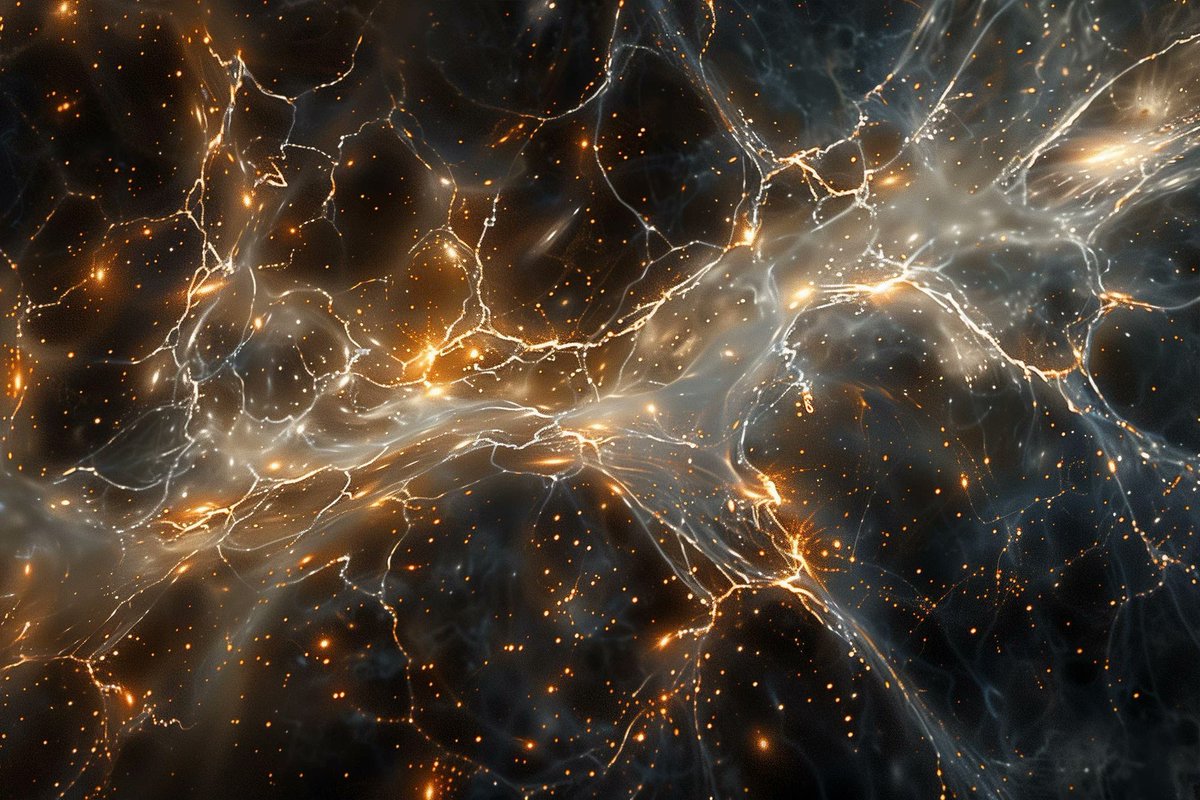 NightSkyToday's tweet photo. 🚨: Physicist says dark matter may be evidence our universe is actually a simulation. https://t.co/msdO0uO6Cd