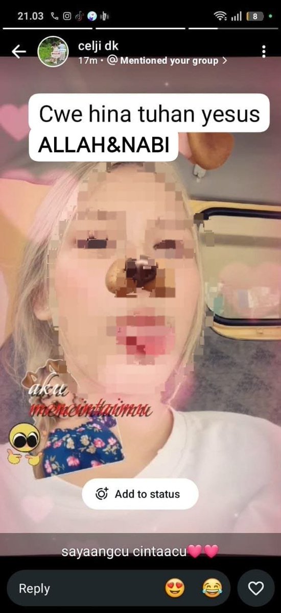 Cellght's tweet photo. VIRALNIHH BOCAH BOCAH HINA TUHAN,ALLAH, DAN NABI NIH PELAKU NYA ADA 7 TAPI 3 ORG DLU YAA🤣 DIBLUR DLU MUKANYAA TUNGGU RAME BARU GUA SPILLLLL 🤣🤣🤣 #viral https://t.co/jHLBiTaVNL