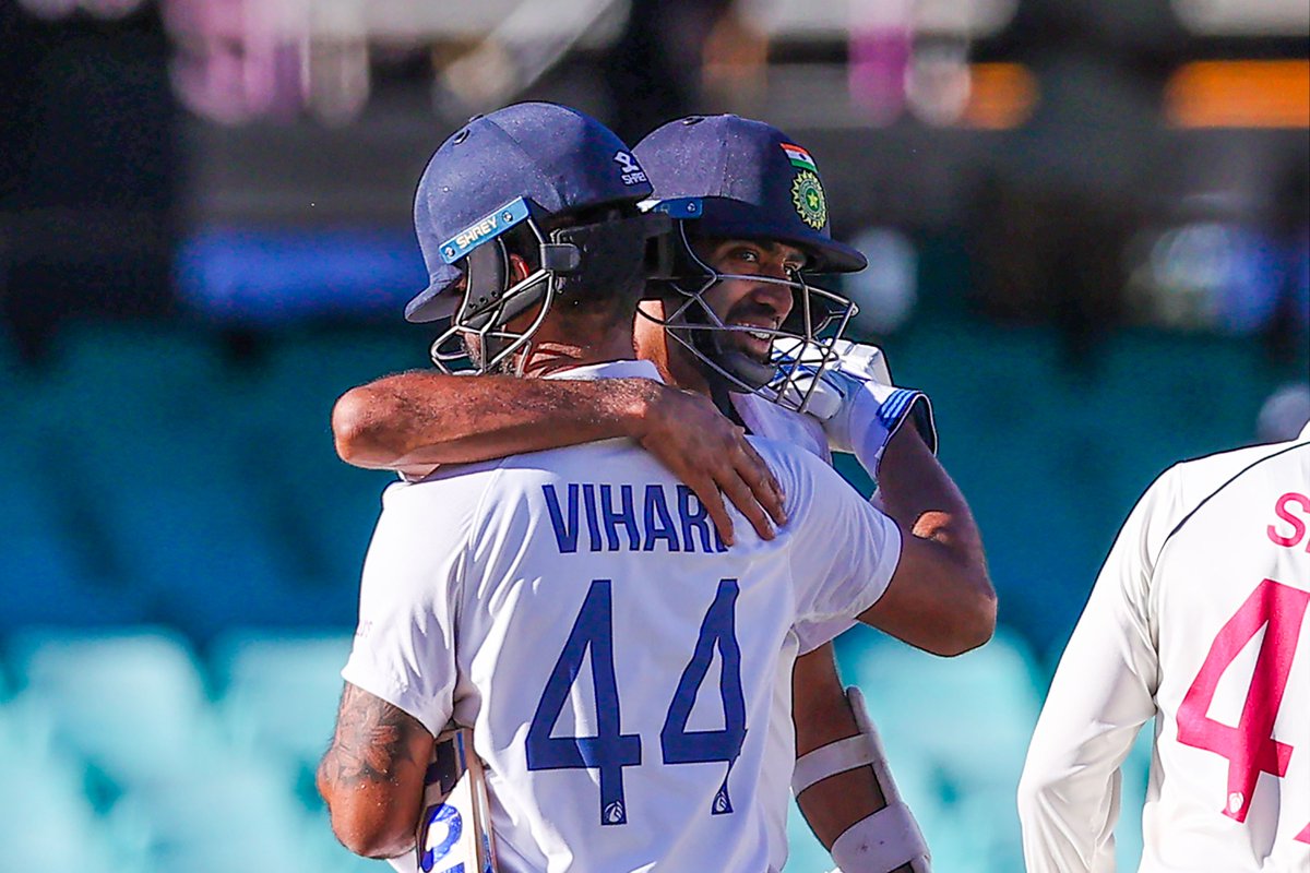 cricbuzz's tweet photo. Hanuma Vihari turns 33 today!🎂

A very happy birthday to the batter whose lion-hearted effort helped India save the Sydney Test! https://t.co/hCyyczLcRa