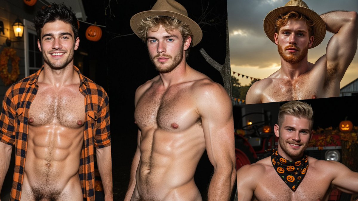 DailyMenAI's tweet photo. Halloween Prep Set (12 images, 1 video) https://t.co/OTYtyIiEAO
