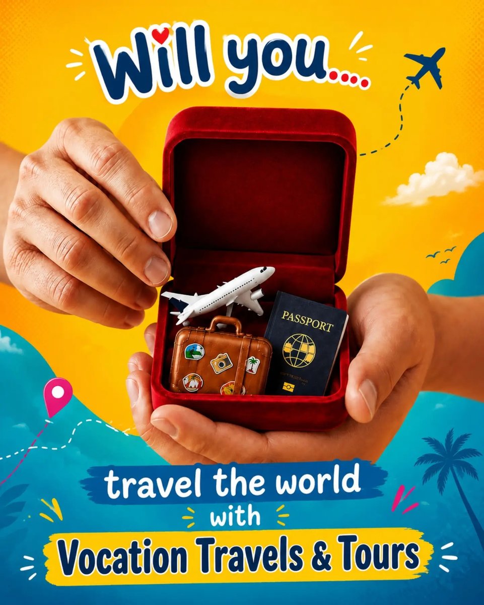 CarolynKalee's tweet photo. Will you travel the world with Khanna Travels? From honeymoons to family vacations and international getaways, we make every journey unforgettable. Flights, hotels, visas, holiday packages, and customized tours. DM us to start planning. https://t.co/9iB1Z4xyyV
