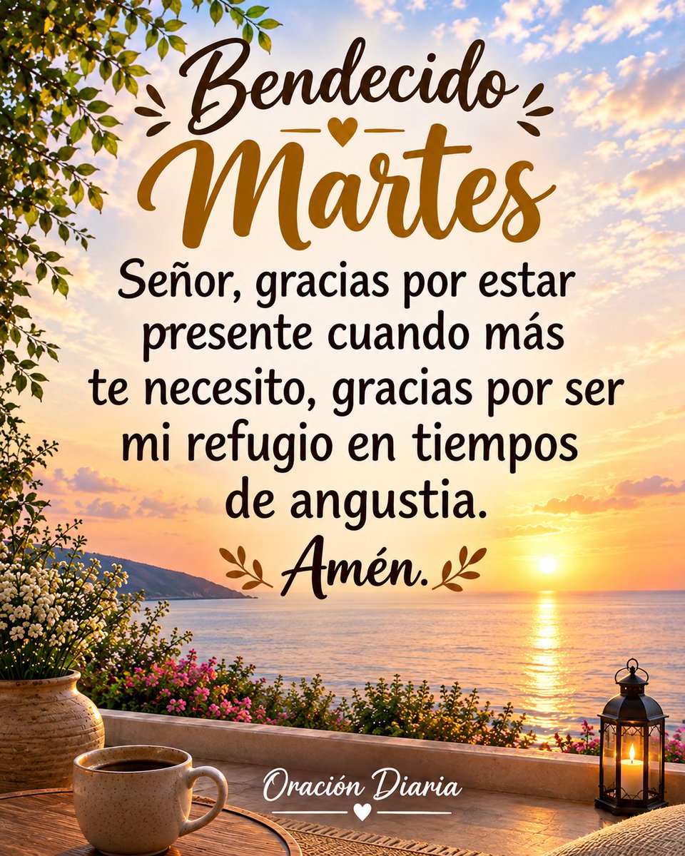 oracion_diaria's tweet photo. Bendecido Martes para todos! 🙏🏻 ❤️ https://t.co/g2KU84uuKz