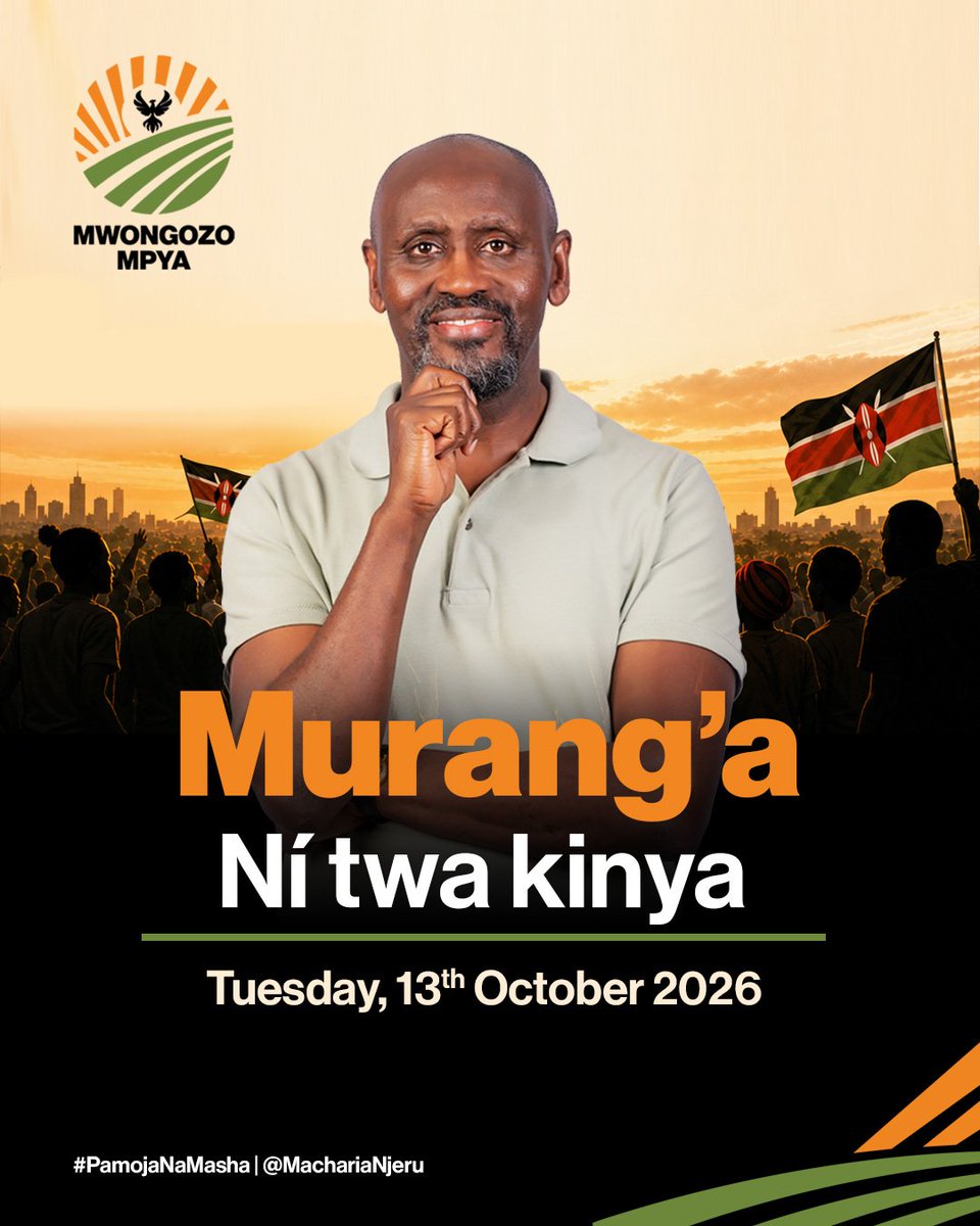MachariaNjeru's tweet photo. We are coming to listen, engage, and share our vision for a better Kenya.

The journey to meaningful change begins with the people!

Karibu sana

Murang’a, ni twa kinya! 🔥🇰🇪

#MashaInMuranga #PamojaNaMasha https://t.co/Wz4i2ihHaa
