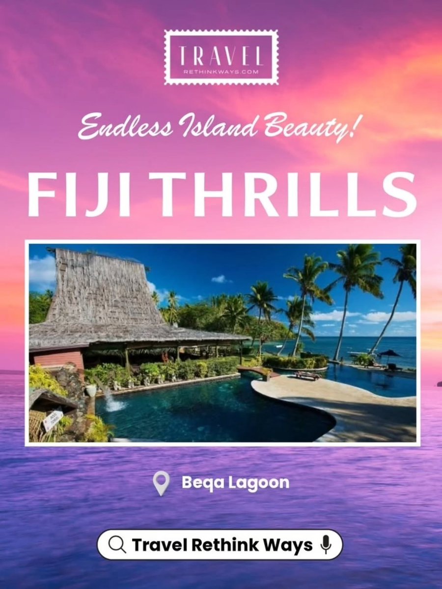 DallelasteLuu's tweet photo. Paradise feels different in Fiji. Discover Beqa Lagoon’s turquoise waters, tropical beaches, lush landscapes, and unforgettable island experiences. Is Fiji on your travel bucket list? https://t.co/u5NKQ24tVr