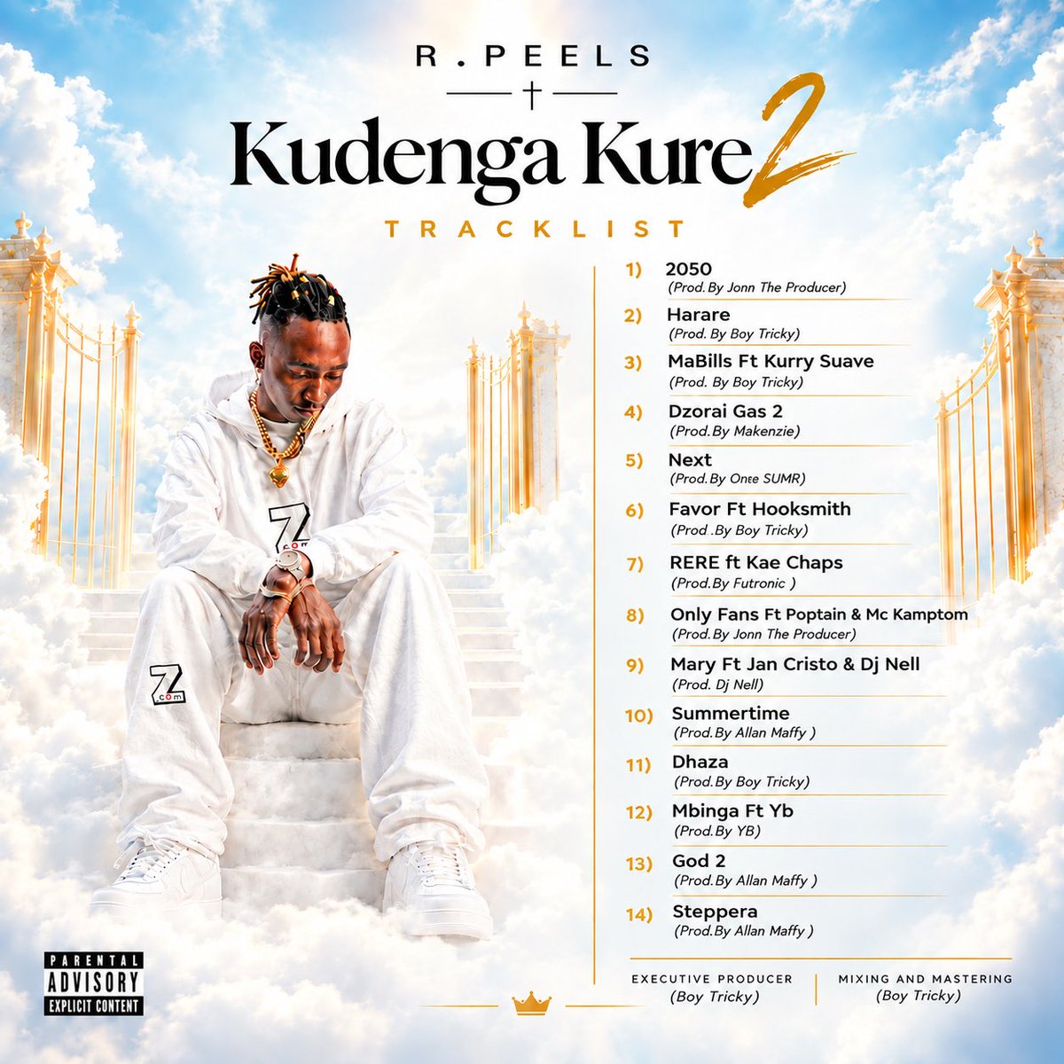 R_peels's tweet photo. Album Art Cover + Tracklist .

23 October ⏰ 

Kudenga Kure 2 Album 🚨 https://t.co/StVpsveheX