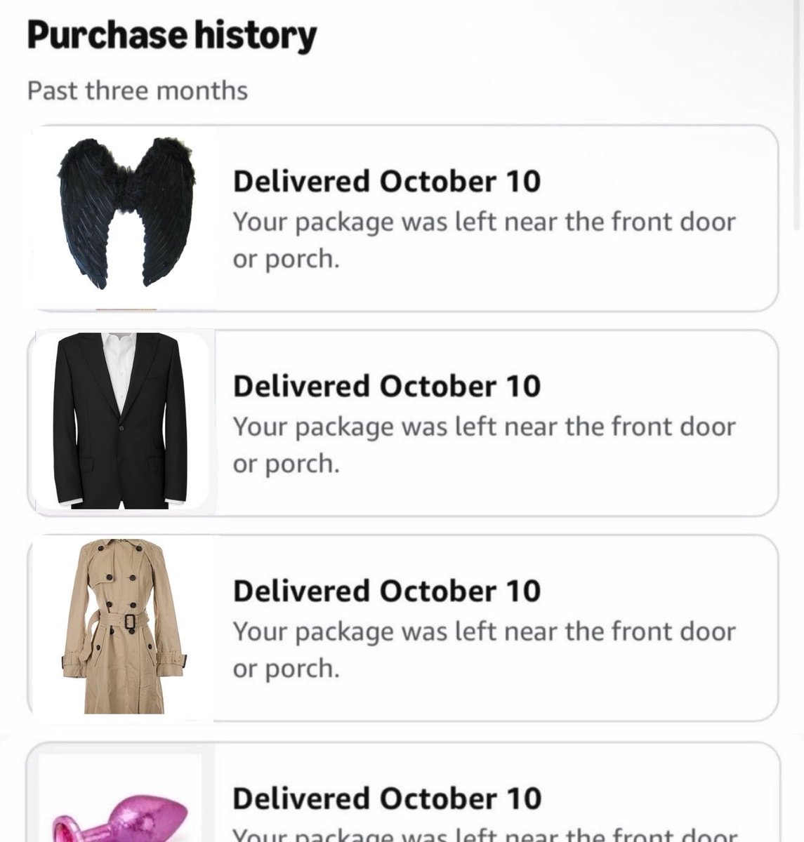 kittycastiels's tweet photo. CASTIEL COSTUME DELIVERED!!!!!!!! https://t.co/uelLw46ZjT