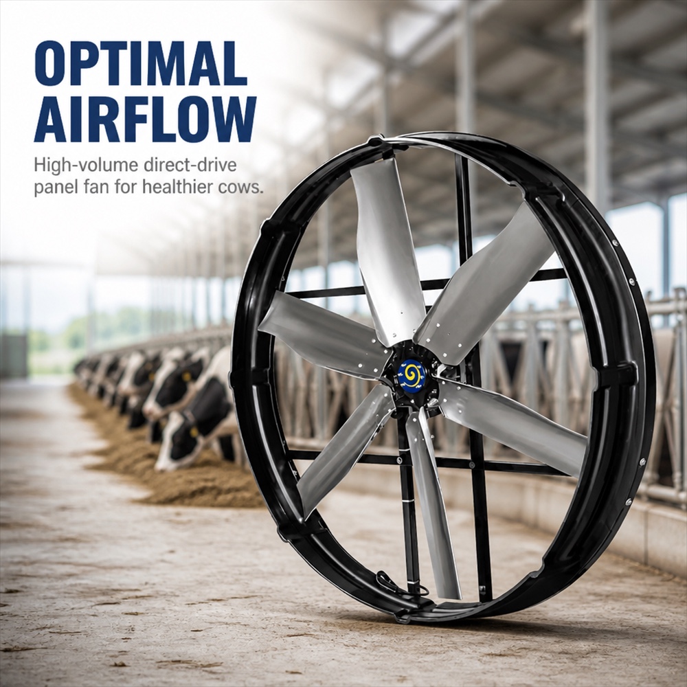 BonawindInfo's tweet photo. Livestock Panel Fan, High-Volume Direct-Drive Barn Fan for Healthier Dairy Cows
#PanelFan #DairyBarnFan #LivestockVentilation #DirectDriveFan #FarmCooling https://t.co/ip71O8ALd8