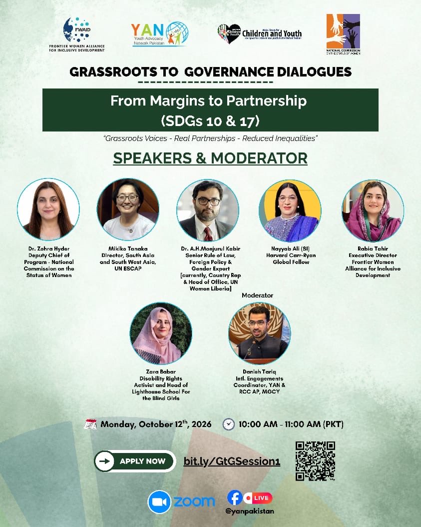 ncswpk's tweet photo. Yesterday, NCSW, FWAID, YAN, and MGCY hosted the “Grassroots to Governance Dialogues” to bridge the gap between gender equality policies and women’s lived realities. Real change requires sustained grassroots collaboration! https://t.co/PLIbwk1gTl