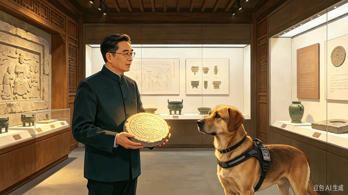 Tackntpke's tweet photo. 讲解师带着汪警卫在讲解室手持讲解石讲解蒋介石 https://t.co/eTzS1Lb6Ax