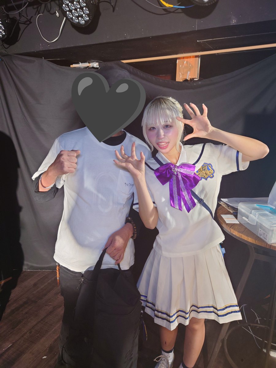 black481223's tweet photo. 新宿ACE＆ヨノハテpresents『SHINJUKU ROHAROHA』

#代々木女子音楽院 の
#咲楽蓮 さんとの新規写メ📷
ありがとうございました🙋
フライヤーもありがとうございました🪷💟

声掛けてくれてありがとう🙏

#アイドル https://t.co/hOZaWOac0b