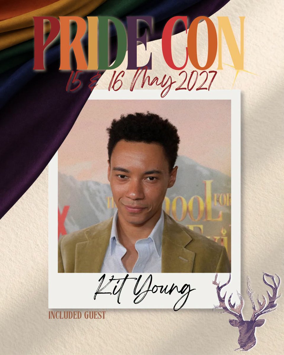 DMJConsult23's tweet photo. I'm delighted to announce that @kittheyounger will be at Pride Con by @Union_Conv, 15th-16th May 2027 in #Paris, #France.
Info here: https://t.co/JWVToQ0RoH
#KitYoung
#ShadowAndBone #Grishaverse #SixOfCrows
#AlienEarth #TheSchoolForGoodAndEvil #OutOfDarkness https://t.co/Lwkjfl2BZo