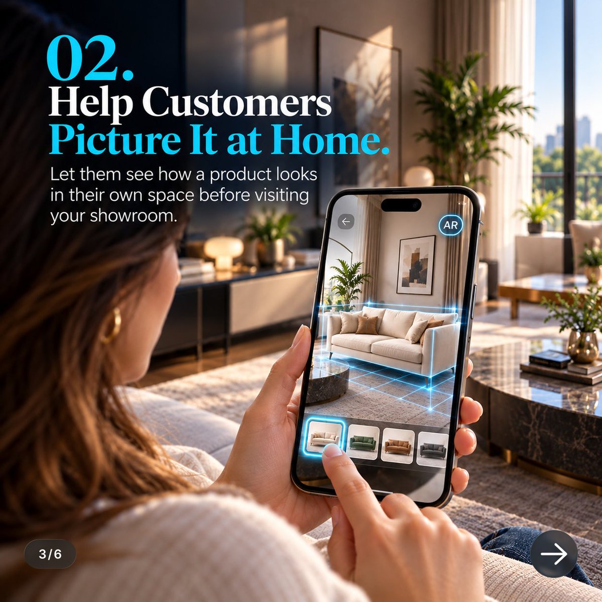 ipangram's tweet photo. 3 things your furniture marketing should do. Is it doing all 3?
    • Get noticed.
    • Help customers visualise products at home.
    • Give sales teams buyer insights.

Go beyond showcasing with Immarsify™ AR.

#HomeAndInterior #FurnitureBusiness https://t.co/rarLiw6rFk
