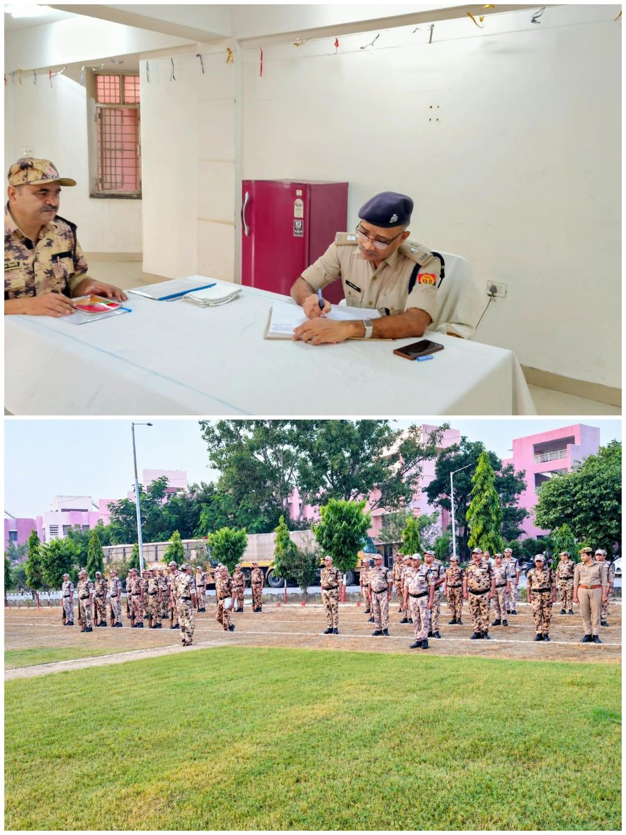 01BNSSF's tweet photo. @01BNSSF लखनऊ में दिनांक 13.10.2026 को @DG_UPSSF के निर्देशन में #उपसेनानायक श्री @veerendra096 को मंगलवार परेड में सलामी दी गई। महोदय द्वारा समस्त वाहिनी मदों, मेस, स्टोर आदि को भी चेक कर दिशा निर्देश दिये गए। @DrSatishKumarSP @Uppolice @32Lucknow @lkopolice @dgpup @CMOfficeUP https://t.co/9CnamgdQCh