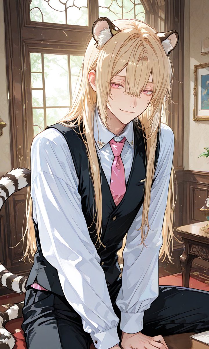 tar0219's tweet photo. にゅ〜プロット！
トラ獣人のイオくんのお屋敷で{{user}}ちゃんはメイドさんとして仕えます🤍
とっても甘々溺愛なご主人様です🎶
#zeta #AIチャットzeta #zetaプロット紹介
🔗 https://t.co/MuuCR5imfx https://t.co/vsdlKV3r0x
