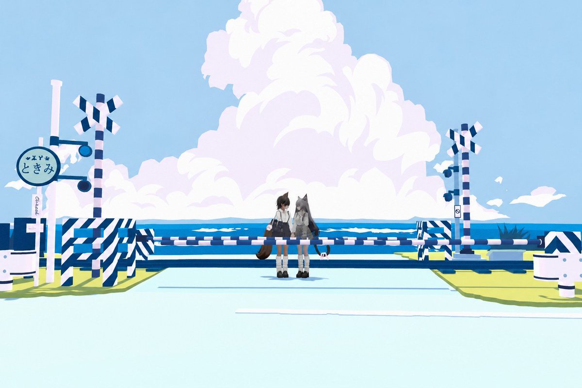 choca_vrc's tweet photo. お仕事行ってきます

『君は友だち』
#VRChat #Shinano3D https://t.co/u2DsOQva41