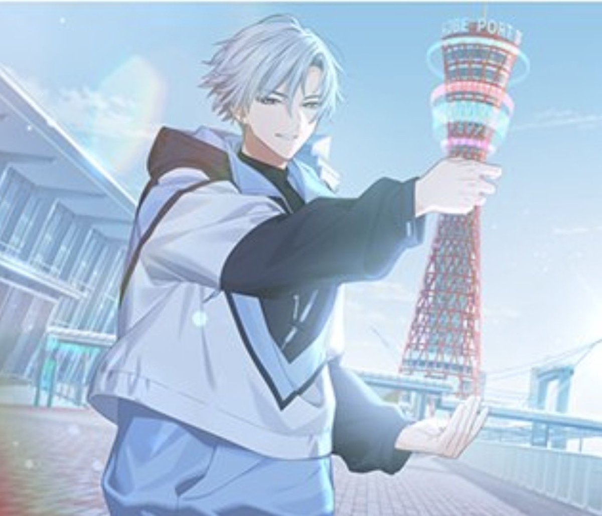 shisouga2a's tweet photo. 來人とマーライオンで変な写真撮った時も笑ってたし、雪風って、トリック写真を純粋に楽しんで撮ってくれるタイプなのいいね👍 https://t.co/6Yy5I1vAVy